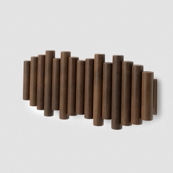 Κρεμάστρα τοίχου Picket Rail Aged Wallnut Umbra 1011471-746